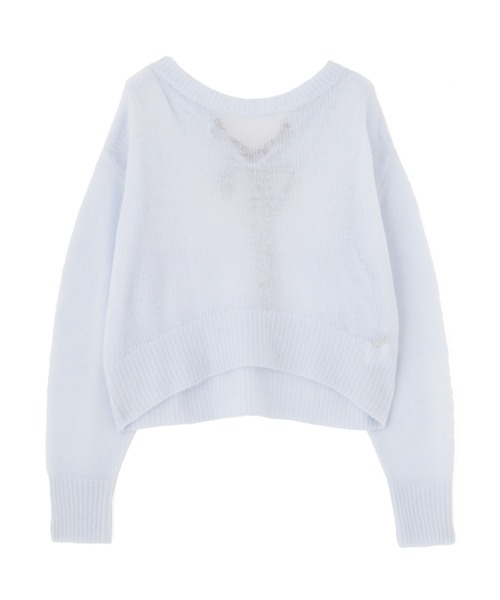 JILL by JILL STUART（ジルバイジルスチュアート）の「◇シアーリボンニット（ニット/セーター・レディース・ホワイト/ブルー/ピンク・FREE）」の19枚目の写真