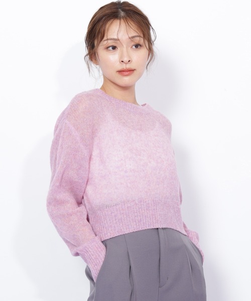 JILL by JILL STUART（ジルバイジルスチュアート）の「◇シアーリボンニット（ニット/セーター・レディース・ホワイト/ブルー/ピンク・FREE）」の11枚目の写真