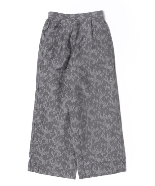STYLEBLOCK（スタイルブロック）の「シアージャガードストレートパンツ（その他パンツ・レディース・グレー/イエロー・M）」の4枚目の写真