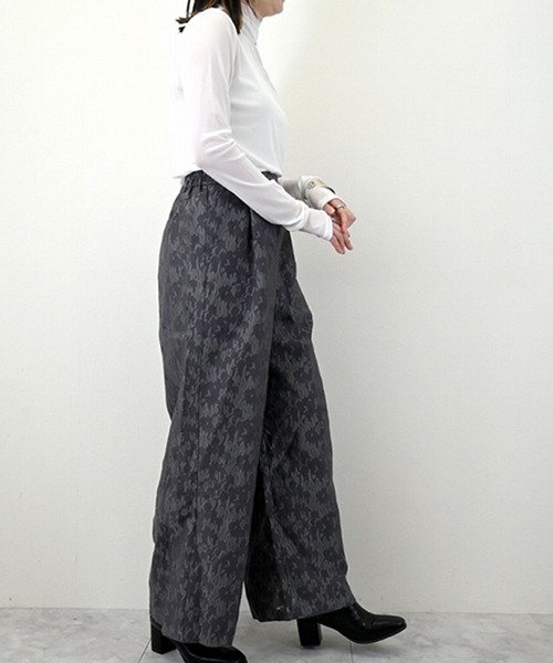 STYLEBLOCK（スタイルブロック）の「シアージャガードストレートパンツ（その他パンツ・レディース・グレー/イエロー・M）」の6枚目の写真