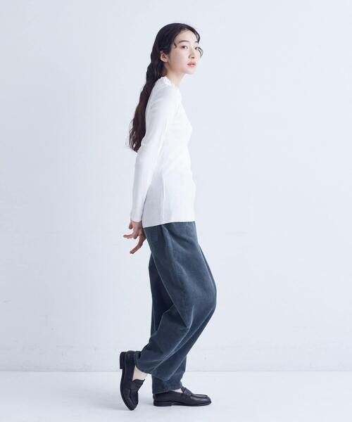 conges payes ADIEU TRISTESSE（コンジェ ペイエ アデュートリステス）の「◆チュールフリルインナー（Tシャツ/カットソー・レディース・ベージュ/オフホワイト/ブラック/トップグレー・FREE）」の6枚目の写真