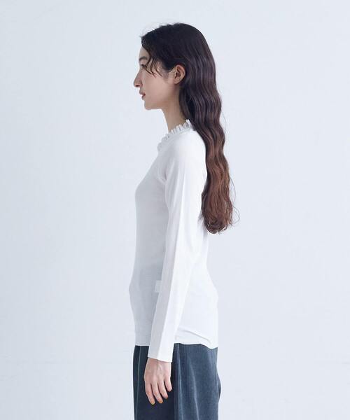 conges payes ADIEU TRISTESSE（コンジェ ペイエ アデュートリステス）の「◆チュールフリルインナー（Tシャツ/カットソー・レディース・ベージュ/オフホワイト/ブラック/トップグレー・FREE）」の9枚目の写真