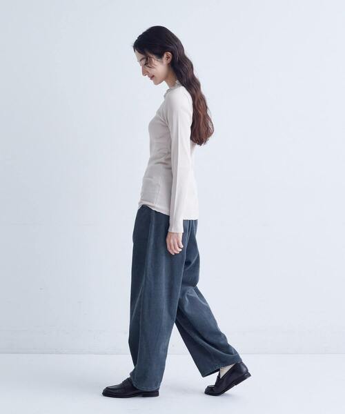 conges payes ADIEU TRISTESSE（コンジェ ペイエ アデュートリステス）の「◆チュールフリルインナー（Tシャツ/カットソー・レディース・ベージュ/オフホワイト/ブラック/トップグレー・FREE）」の12枚目の写真