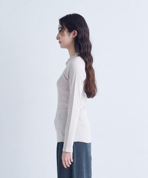 conges payes ADIEU TRISTESSE（コンジェ ペイエ アデュートリステス）の「◆チュールフリルインナー（Tシャツ/カットソー・レディース・ベージュ/オフホワイト/ブラック/トップグレー・FREE）」の16枚目の写真