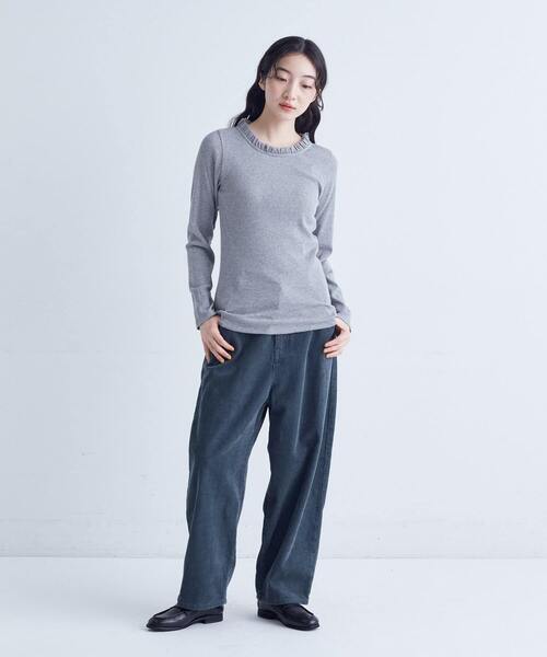 conges payes ADIEU TRISTESSE（コンジェ ペイエ アデュートリステス）の「◆チュールフリルインナー（Tシャツ/カットソー・レディース・ベージュ/オフホワイト/ブラック/トップグレー・FREE）」の18枚目の写真