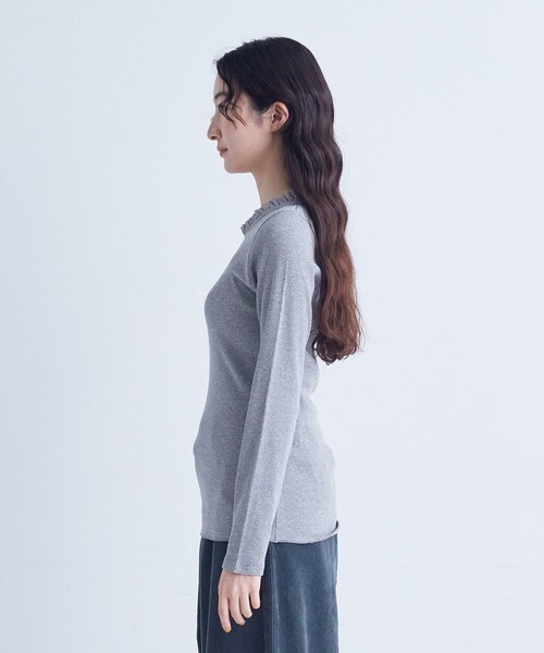 conges payes ADIEU TRISTESSE(コンジェ ペイエ アデュートリステス)の「◆チュールフリルインナー(Tシャツ/カットソー・レディース・ベージュ/オフホワイト/ブラック/トップグレー・FREE)」の16枚目の写真