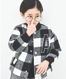 maarook（マルーク）の「起毛ブロックチェック裏キルトジャケット（その他アウター）」