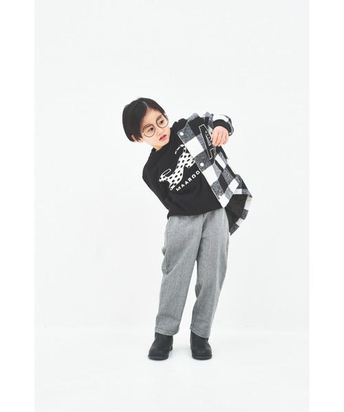 maarook（マルーク）の「起毛ブロックチェック裏キルトジャケット（その他アウター・キッズ・ブルー/ブラック・110cm/100cm/160cm/150cm/140cm/130cm/120cm）」の11枚目の写真