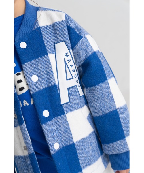 maarook（マルーク）の「起毛ブロックチェック裏キルトジャケット（その他アウター・キッズ・ブルー/ブラック・110cm/100cm/160cm/150cm/140cm/130cm/120cm）」の20枚目の写真
