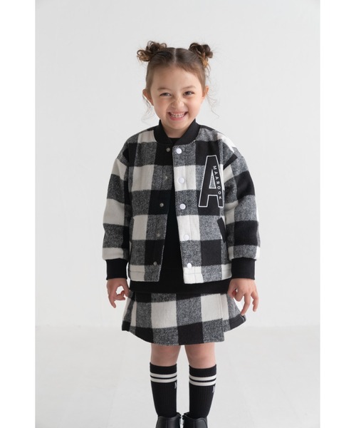 maarook（マルーク）の「起毛ブロックチェック裏キルトジャケット（その他アウター・キッズ・ブルー/ブラック・110cm/100cm/160cm/150cm/140cm/130cm/120cm）」の21枚目の写真