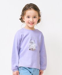 apres les cours | 【ジュニア対応】ねこ・プリンセスモチーフTシャツ(Tシャツ/カットソー)