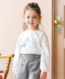 apres les cours | 【ジュニア対応】ねこ・プリンセスモチーフTシャツ(Tシャツ/カットソー)