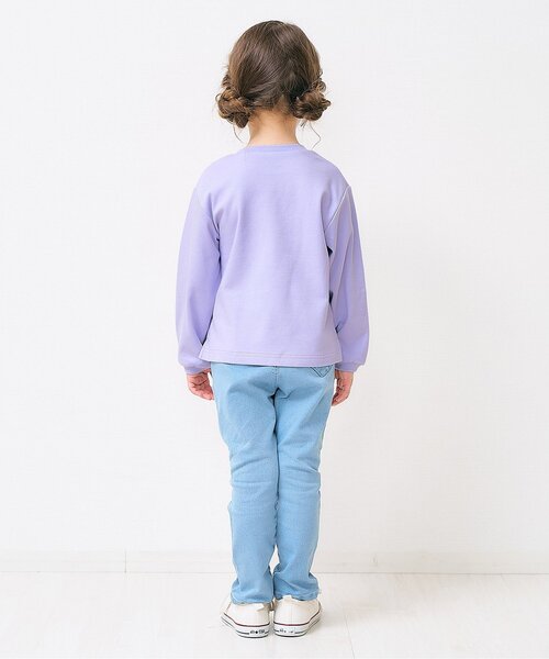 apres les cours（アプレレクール）の「【ジュニア対応】ねこ・プリンセスモチーフTシャツ（Tシャツ/カットソー・キッズ・ラベンダー/その他2/アイボリー・80/90/100/110/120/130/140）」の7枚目の写真