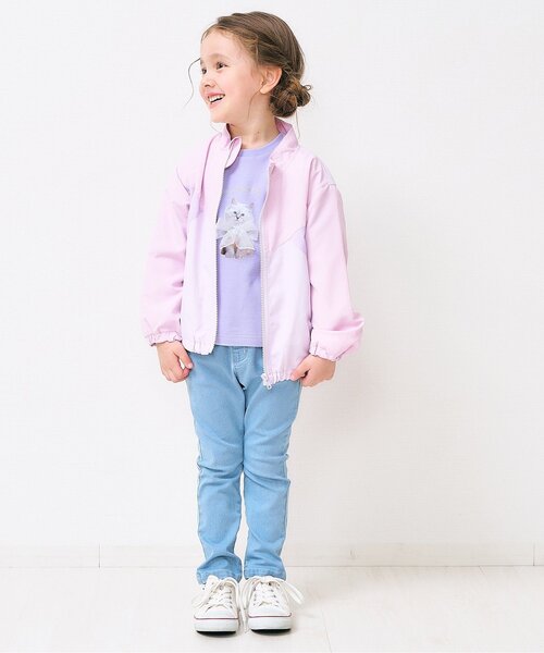 apres les cours（アプレレクール）の「【ジュニア対応】ねこ・プリンセスモチーフTシャツ（Tシャツ/カットソー・キッズ・ラベンダー/その他2/アイボリー・80/90/100/110/120/130/140）」の8枚目の写真