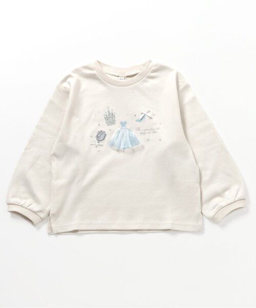 apres les cours（アプレレクール）の「【ジュニア対応】ねこ・プリンセスモチーフTシャツ（Tシャツ/カットソー・キッズ・ラベンダー/その他2/アイボリー・80/90/100/110/120/130/140）」の14枚目の写真