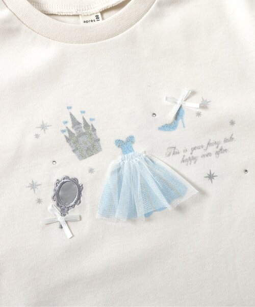 apres les cours（アプレレクール）の「【ジュニア対応】ねこ・プリンセスモチーフTシャツ（Tシャツ/カットソー・キッズ・ラベンダー/その他2/アイボリー・80/90/100/110/120/130/140）」の18枚目の写真