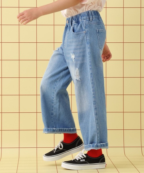 LEPSIM(レプシィム)の「【KIDS】デニムストレートパンツ 580245(デニムパンツ・キッズ・ブルー/ライトブルー・130/140/120)」の10枚目の写真