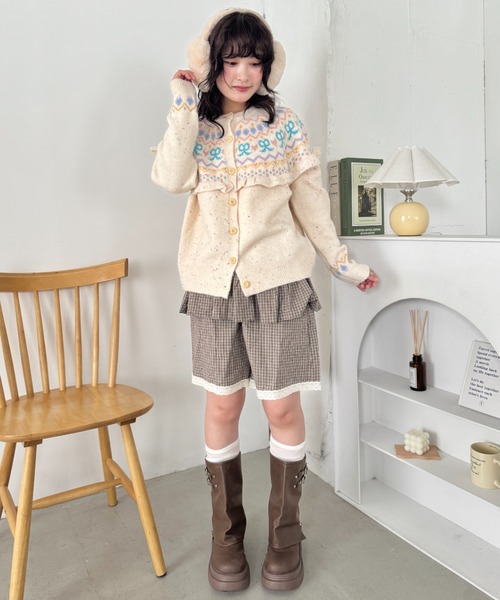 セール】ラブリーリボンフリルカーディガン（カーディガン/ボレロ