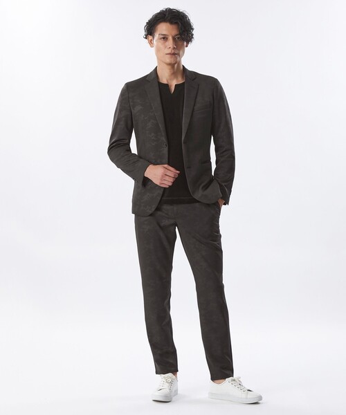 EPOCA UOMO(エポカウォモ)の「【セットアップ対応】カモフラダンボールパンツ(その他パンツ・メンズ・ブラウン系その他5/ブラック・46/48)」の4枚目の写真