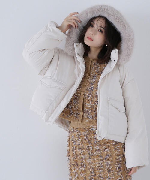 NATURAL BEAUTY BASIC(ナチュラルビューティーベーシック)の「◇フリンジニット SETUP ツイードジャケット(カーディガン/ボレロ・レディース・グレー系その他/ベージュ系その他・FREE)」の18枚目の写真