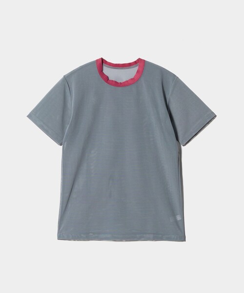 overneath(オーバーニース)の「【別注】<OVERNEATH for 6>NET RINGER TEE059/カットソー(Tシャツ/カットソー・レディース・グレー系/ベージュ・S/M)」の6枚目の写真
