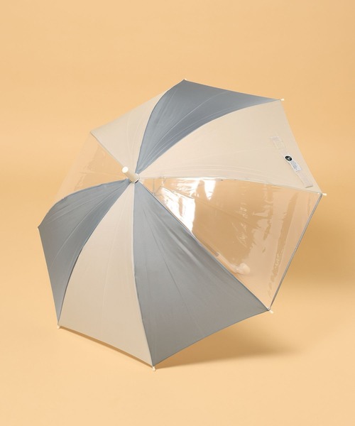 LAKOLE（ラコレ）の「【らこれキッズ】レイン長傘[50cm] / 575580（長傘・キッズ・ライトグレー/ネイビー/ピンク・FREE）」の2枚目の写真