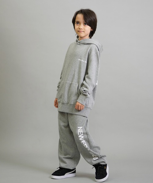 【裕紀】NEW ERA ライトシェルパンツ　グレー　XLサイズ NEW ERA/ニューエラ YTH SW PANTS NE1920 キッズ ロンパン 14693874