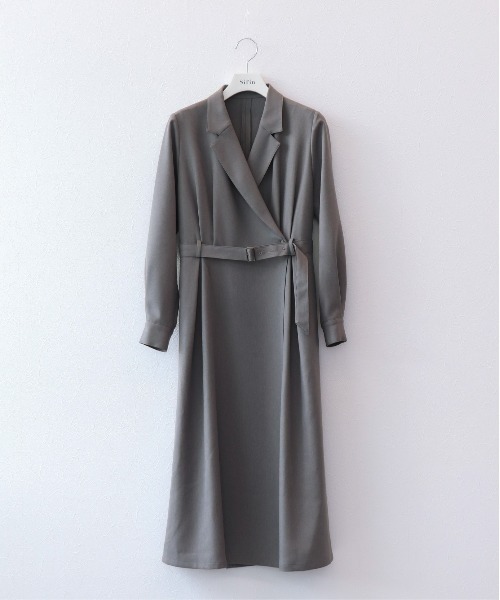 Sirin(シリン)の「ウエストベルトカシュクールワンピース【2サイズ展開】(ワンピース・レディース・グレー/ネイビー・X-SMALL/SMALL)」の21枚目の写真