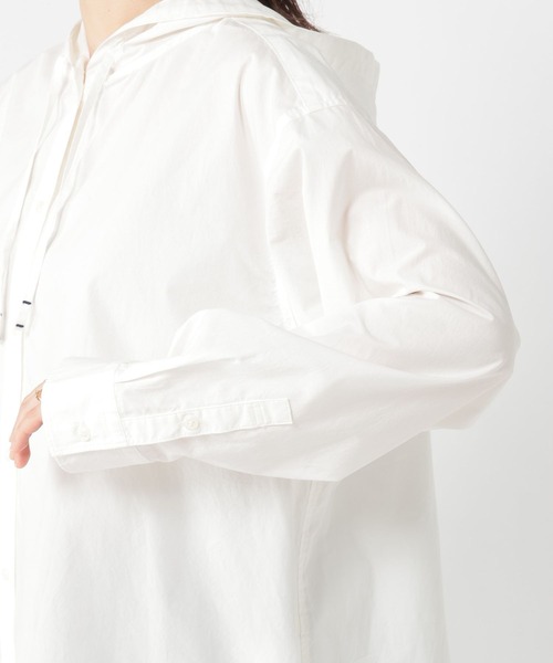 studio CLIP（スタディオクリップ）の「《days》フードシャツ（シャツ/ブラウス・レディース・オフホワイト/ベージュ/カーキ/その他1・FREE）」の11枚目の写真