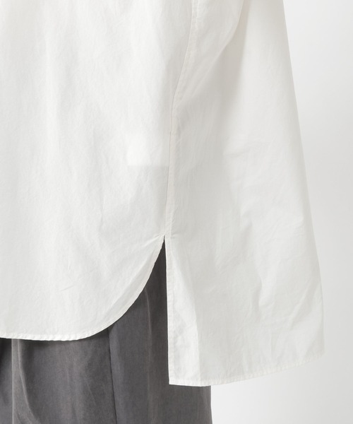 studio CLIP（スタディオクリップ）の「《days》フードシャツ（シャツ/ブラウス・レディース・オフホワイト/ベージュ/カーキ/その他1・FREE）」の10枚目の写真