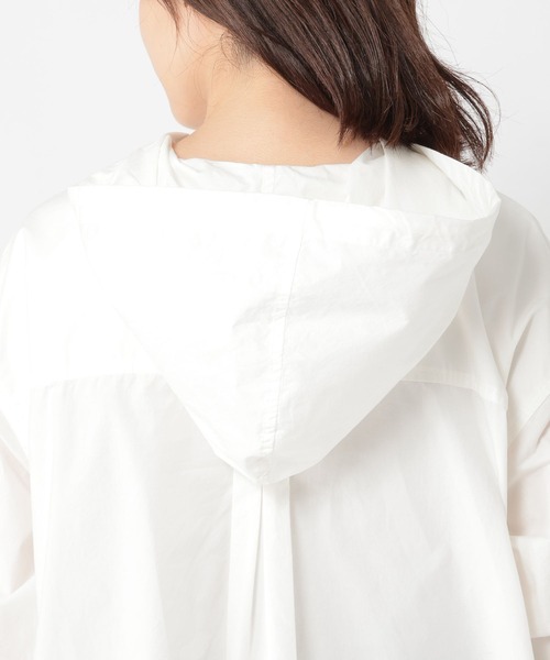 studio CLIP（スタディオクリップ）の「《days》フードシャツ（シャツ/ブラウス・レディース・オフホワイト/ベージュ/カーキ/その他1・FREE）」の9枚目の写真