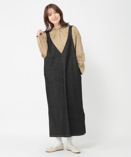 studio CLIP（スタディオクリップ）の「《days》フードシャツ（シャツ/ブラウス・レディース・オフホワイト/ベージュ/カーキ/その他1・FREE）」の20枚目の写真