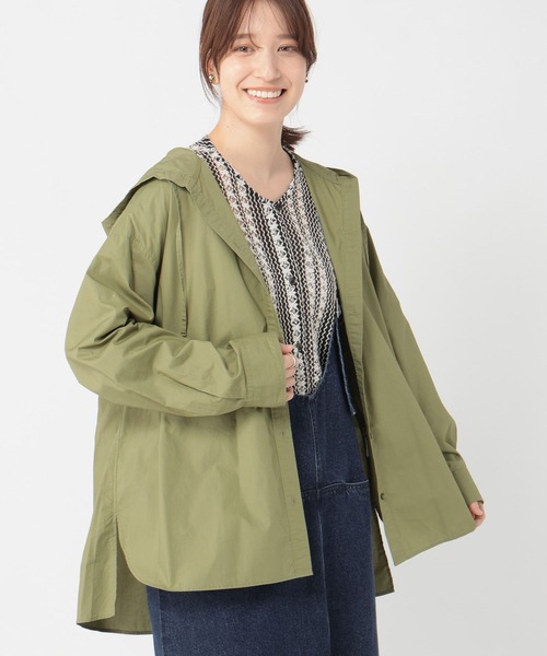 studio CLIP（スタディオクリップ）の「《days》フードシャツ（シャツ/ブラウス・レディース・オフホワイト/ベージュ/カーキ/その他1・FREE）」の17枚目の写真