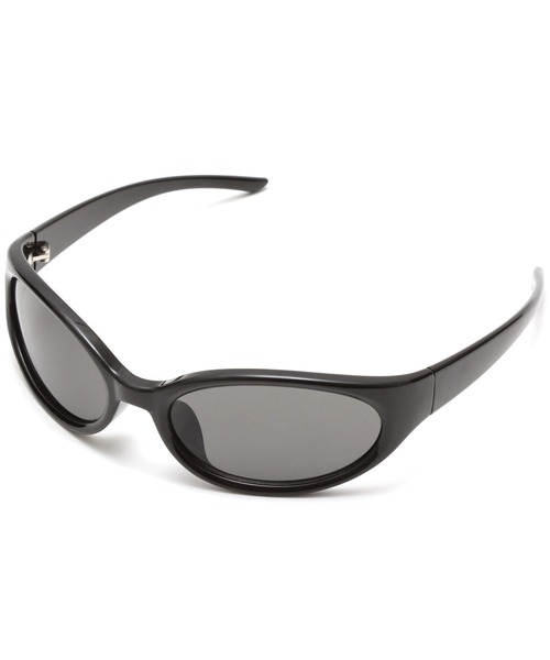 atmos pink（アトモスピンク）の「atmos pink Curved Sunglasses / アトモス ピンク カーブ サングラス（サングラス・レディース・ブラック/ホワイト・FREE）」の2枚目の写真