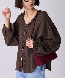AO2 | Wide Silhouette Fringe Design Blouse / ワイドシルエット フリンジデザインブラウス(シャツ/ブラウス)