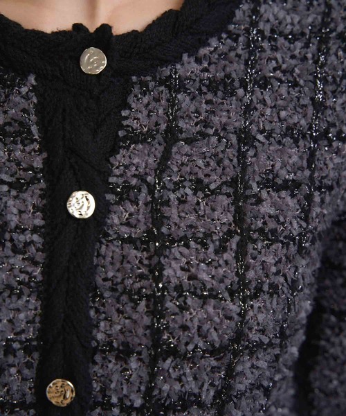 セール】【15周年】ツイードチュールドッキングワンピース（ワンピース