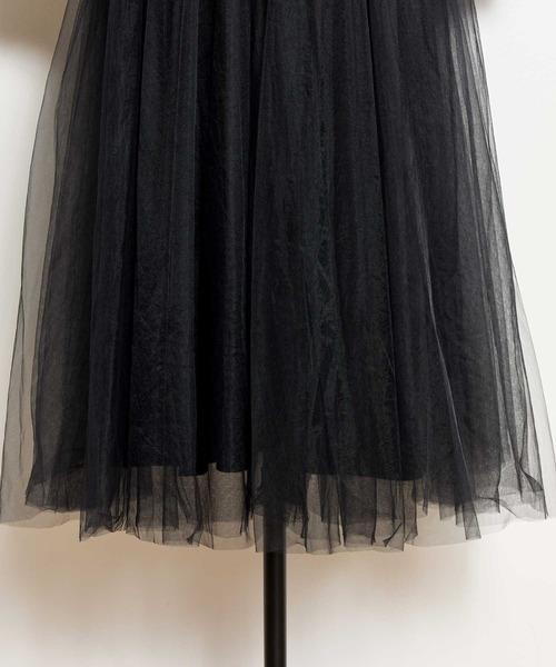 セール】【15周年】ツイードチュールドッキングワンピース（ワンピース