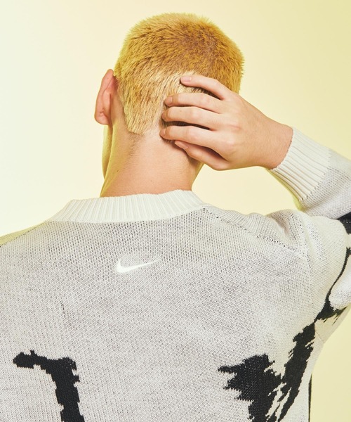 NIKE（ナイキ）の「ナイキ スポーツウェア メンズ ニット クルーネック セーター / Nike Sportswear Men's Knit Crew-Neck Sweater IM7566-047 Soft Pearl（ニット/セーター・メンズ・アイボリー系・M/L/S/XL/2XL）」の6枚目の写真