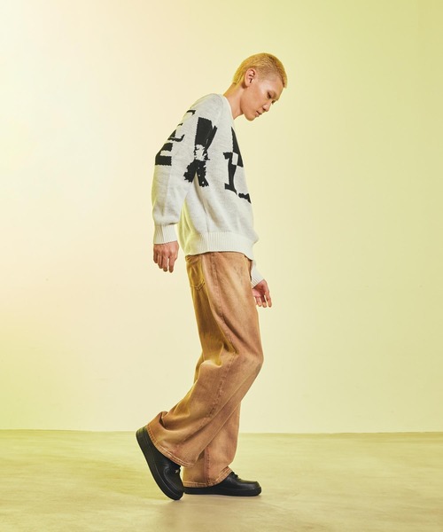 NIKE（ナイキ）の「ナイキ スポーツウェア メンズ ニット クルーネック セーター / Nike Sportswear Men's Knit Crew-Neck Sweater IM7566-047 Soft Pearl（ニット/セーター・メンズ・アイボリー系・M/L/S/XL/2XL）」の5枚目の写真