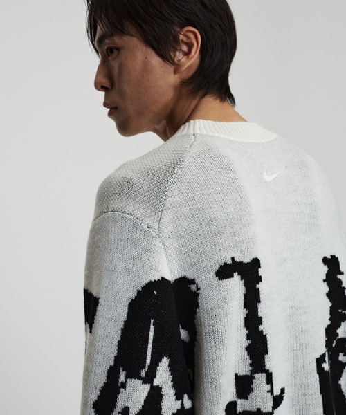NIKE（ナイキ）の「ナイキ スポーツウェア メンズ ニット クルーネック セーター / Nike Sportswear Men's Knit Crew-Neck Sweater IM7566-047 Soft Pearl（ニット/セーター・メンズ・アイボリー系・M/L/S/XL/2XL）」の13枚目の写真