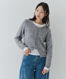 NUJOH（ヌゾ）の「Soft Texture Knit Cardigan / ソフトテクスチャー ニットカーディガン（カーディガン/ボレロ・レディース）」