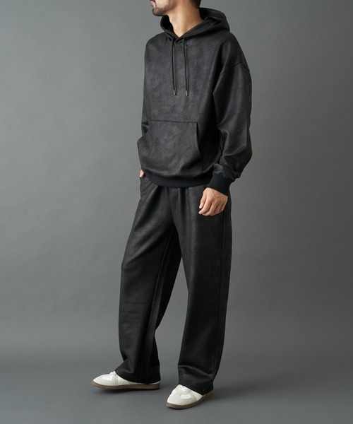 COLONY 2139（コロニートゥーワンスリーナイン）の「フェイクレザーコーティングフーディー（ベスト・メンズ・ブラック・MEDIUM/LARGE）」の10枚目の写真