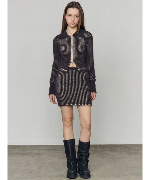 EMODA（エモダ）の「カバータンクブーツ（ブーツ・レディース・ブラウン/ブラック・MEDIUM/SMALL/LARGE）」の9枚目の写真