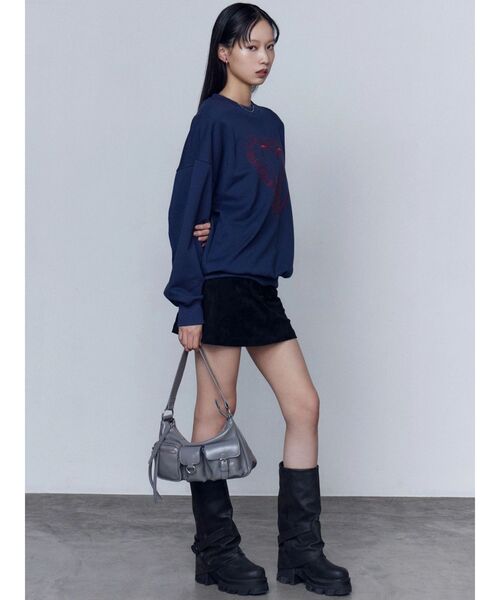 EMODA（エモダ）の「カバータンクブーツ（ブーツ・レディース・ブラウン/ブラック・MEDIUM/SMALL/LARGE）」の10枚目の写真