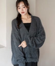 U.S. POLO ASSN.（ユーエスポロアッスン）の「∴WEGO/【ふんわり素材♪】U.S. POLO ASSN.別注シャギーニットカーディガン（カーディガン/ボレロ）」