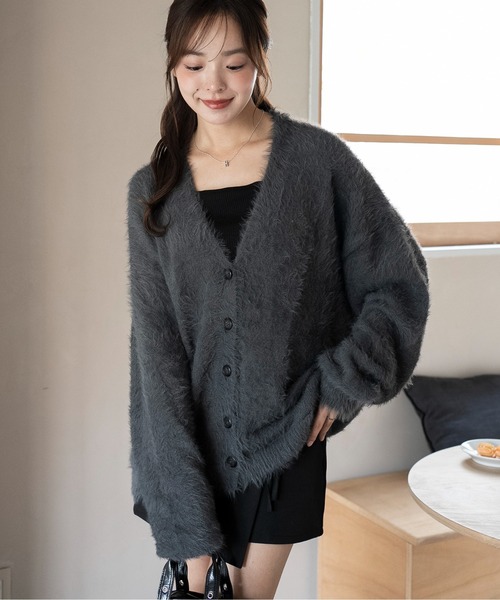 セール】∴WEGO/【ふんわり素材♪】U.S. POLO ASSN.別注シャギーニット