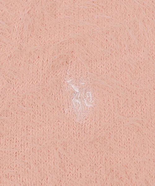 U.S. POLO ASSN.(ユーエスポロアッスン)の「∴WEGO/【25年秋冬新作】U.S. POLO ASSN.別注シャギーニットカーディガン(カーディガン/ボレロ・レディース・アイボリー/ブルー/ベージュ/ブルー系その他/チャコール/ブラウン/ライトピンク・MEDIUM/LARGE)」の13枚目の写真