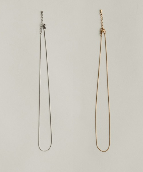 Auntie Rosa Holiday（アンティローザホリデー）の「シンプルスネークネックレス（ネックレス・レディース・ゴールド/シルバー・FREE）」の8枚目の写真