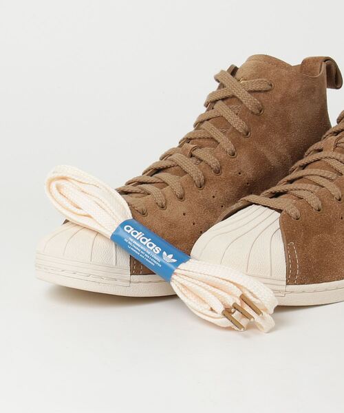 WALES BONNER(ウェールズ ボナー)の「WALES BONNER×adidas/ウェールズボナー/アディダス/WB SUPERSTAR HI(その他シューズ・メンズ・ブラウン・27.0cm/26.0cm/28.5cm/26.5cm/27.5cm/25.5cm/25.0cm)」の4枚目の写真