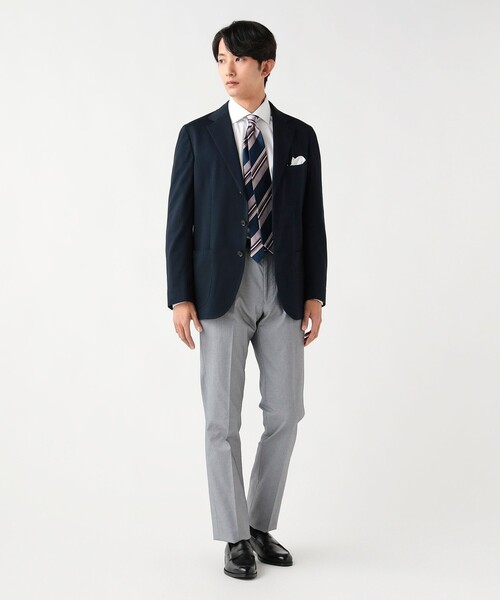 BEAMS HEART(ビームスハート)の「【6/18値下げ】クールマックス(R) ドビー スリムフィット ノープリーツ スラックス【吸水速乾】(スラックス・メンズ・インディゴブルー/グレー/ベージュ・X-LARGE/LARGE/MEDIUM/SMALL)」の15枚目の写真